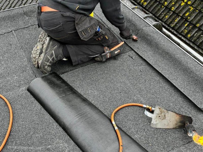 reparatie bitumen plat dak